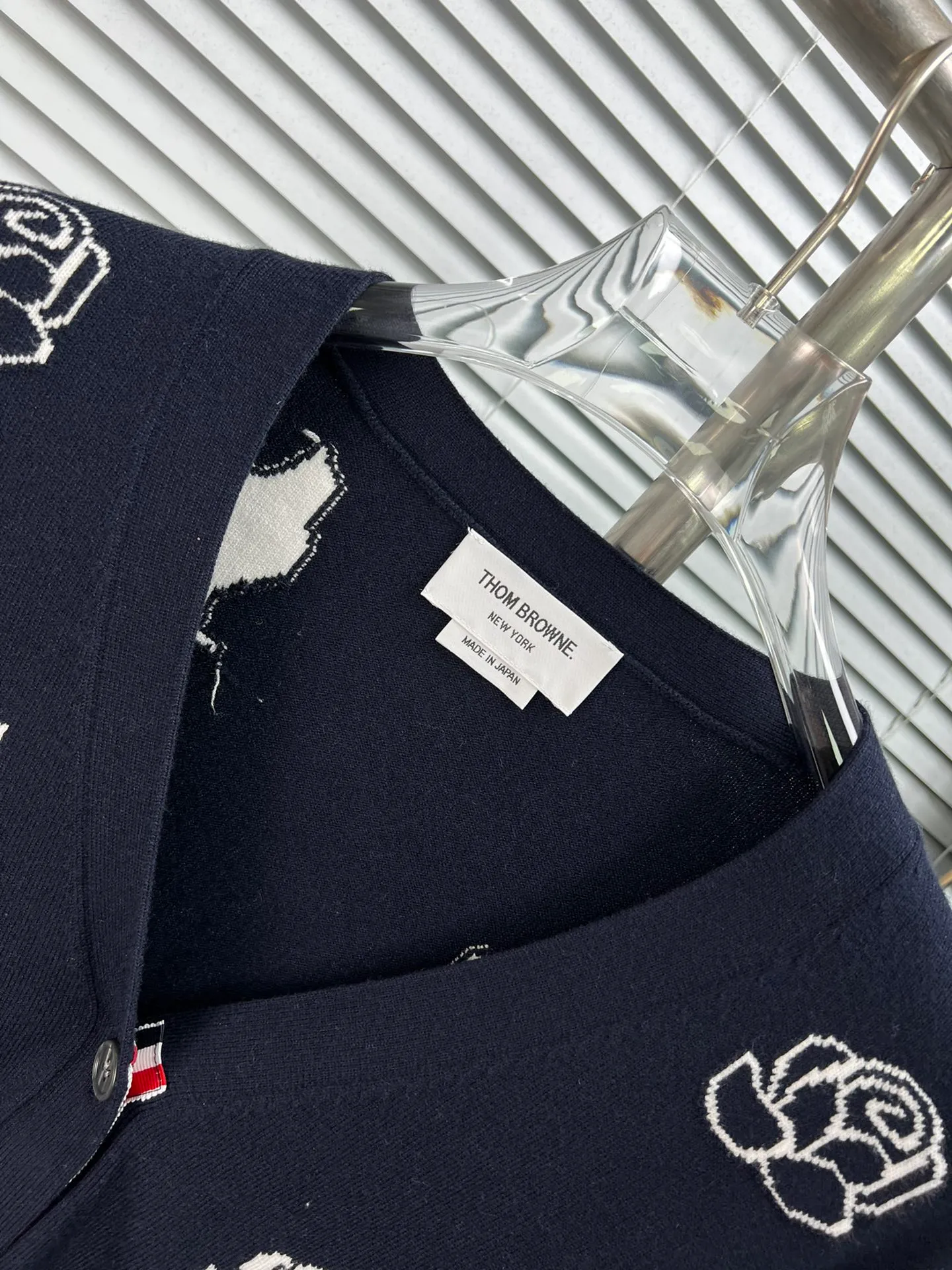 THOM BROWNE🇳🇱 V ： ：Cream White Gray Blue Sizes：0.1.2（S.M.L）